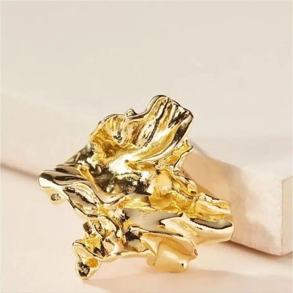 Amber Sceats x Revolve 24k Gold Plated Reese Post Earrings - Picture 3 of 4